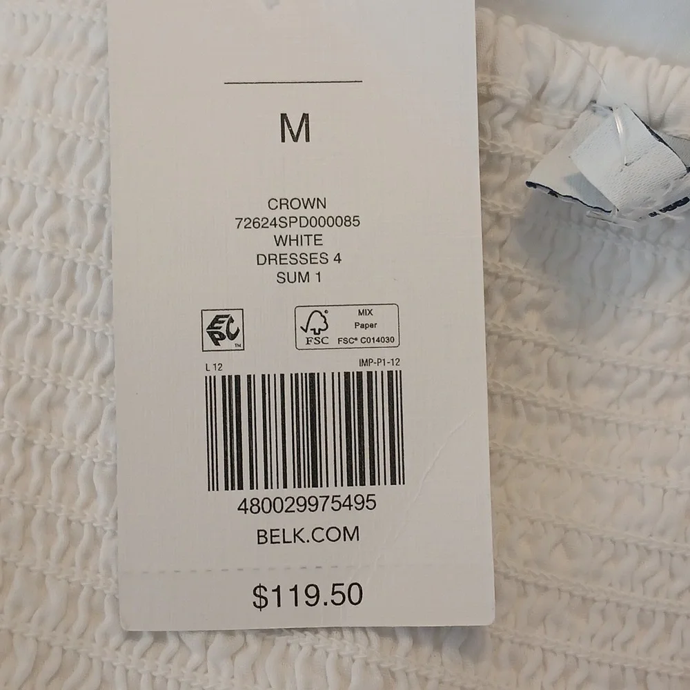 Crown & Ivy "Ric Rac" Maxi Sun Dress in Size M (NWT) - Picture 7 of 9